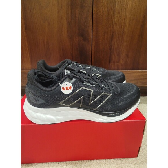 NIB [Extra Wide] New Balance Fresh Foam 680 v8 Running Shoes Men Sneakers Black - Picture 3 of 10